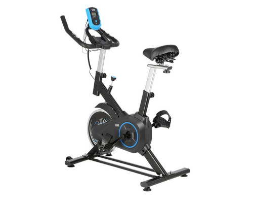 Спінінговий велотренажер механічний ONE FITNESS SW2501 блакитний 7 кг