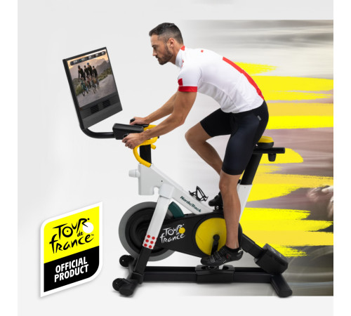 Велотренажер спінінговий магнітний NORDICTRACK TOUR DE FRANCE, чорно-жовтий