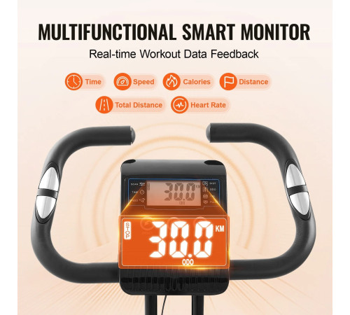 Велотренажер магнітний VEVOR Y-B206, чорний