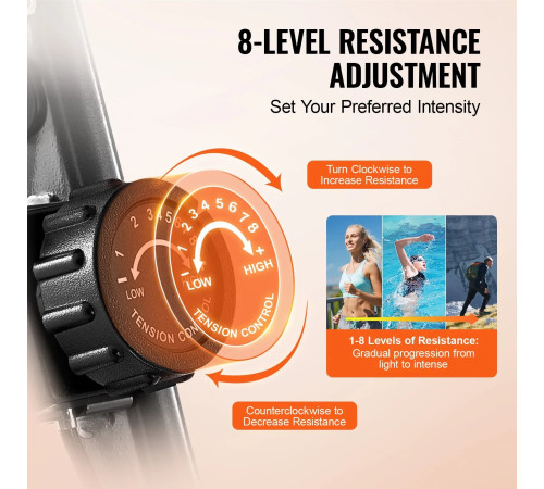 Велотренажр магнітний VEVOR Y-B203, чорний