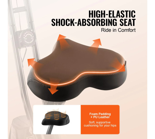 Велотренажр магнітний VEVOR Y-B203, чорний