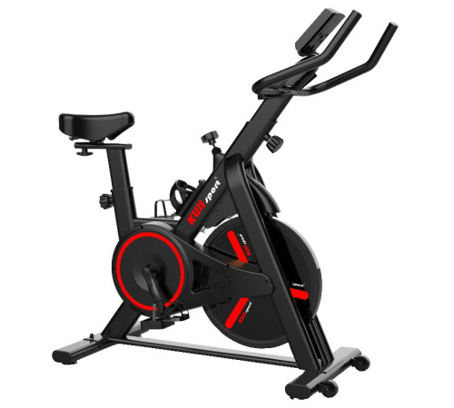 Rower Stacjonarny Treningowy Spinningowy Cichy Bluetooth KUBISPORT 105x48cm