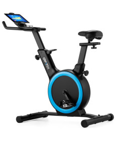 Велотренажер спінінговий магнітний Gymtek XB Cardio, чорно-синій