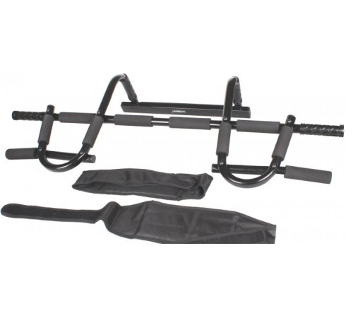 Турнік для підтягування CHIN-UP BAR WITH ARM STRAP чорний 112х28х10см (LS3153A)