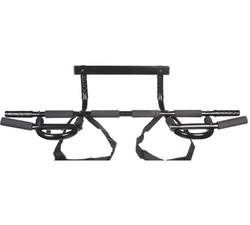 Турнік для підтягування CHIN-UP BAR WITH ARM STRAP чорний 112х28х10см (LS3153A)
