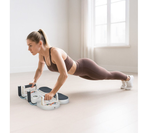 Дошка для віджимань Gymtek Multi Push Up Board біла
