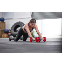 Ролики для тренувань Adidas Core Rollers, чорно-червоні