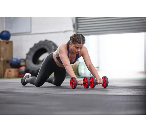Ролики для тренувань Adidas Core Rollers, чорно-червоні