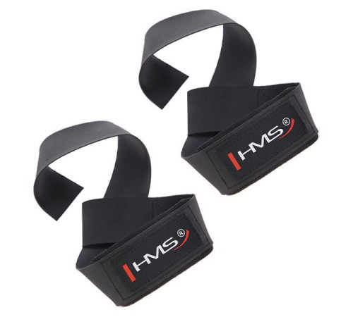 Тренувальні ремінці F4433 LIFTING STRAPS HMS - чорно-червоні Тренувальні ремінці F4433 LIFTING STRAPS HMS - чорно-червоні