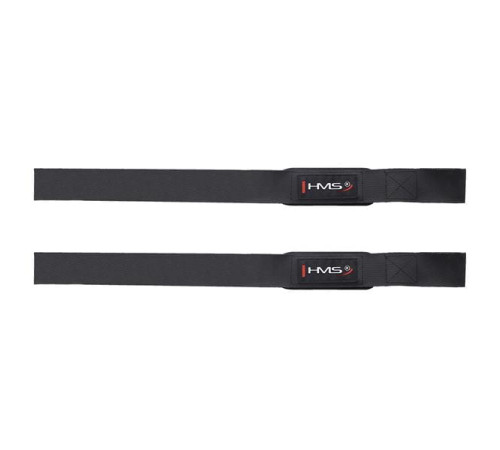 Тренувальні ремінці F4433 LIFTING STRAPS HMS - чорно-червоні Тренувальні ремінці F4433 LIFTING STRAPS HMS - чорно-червоні