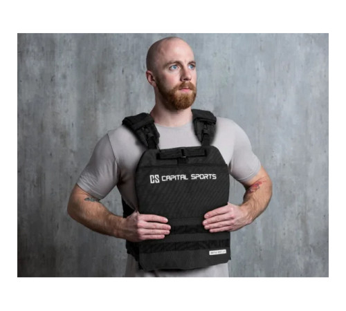 Жилет-обважнювач Weighted Vest Capital Sports Battlevest 2.0 2 x 4 кг – чорний Жилет-обважнювач Weighted Vest Capital Sports Battlevest 2.0 2 x 4 кг – чорний