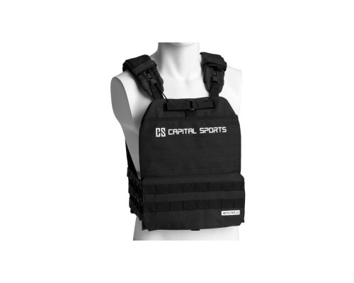 Жилет-обважнювач Weighted Vest Capital Sports Battlevest 2.0 2 x 4 кг – чорний