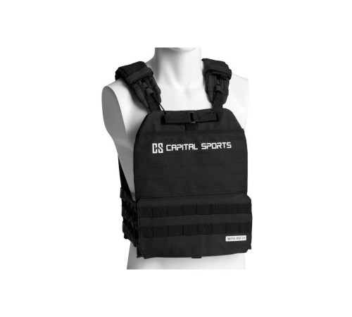 Жилет-обважнювач Weighted Vest Capital Sports Battlevest 2.0 2 x 4 кг – чорний Жилет-обважнювач Weighted Vest Capital Sports Battlevest 2.0 2 x 4 кг – чорний