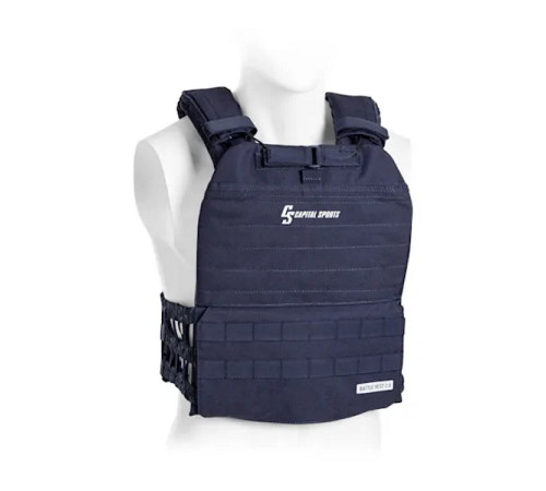 Жилет-обважнювач Capital Sports Battlevest 2.0 2 x 4 кг – синій