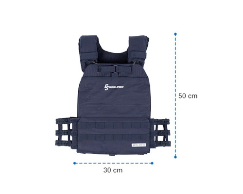 Жилет-обважнювач Capital Sports Battlevest 2.0 2 x 4 кг – синій