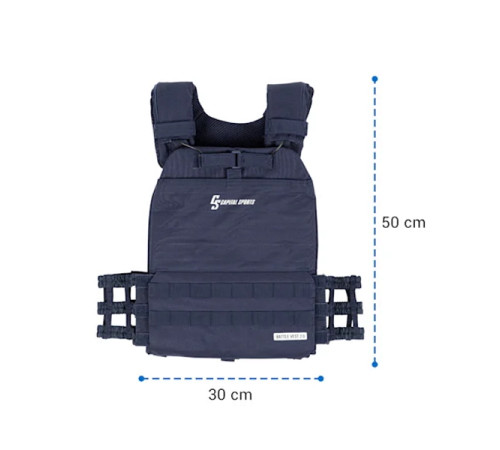 Жилет-обважнювач Capital Sports Battlevest 2.0 2 x 4 кг – синій