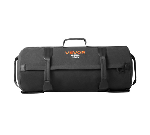 Тренувальна сумка VEVOR 11-34 кг, чорна