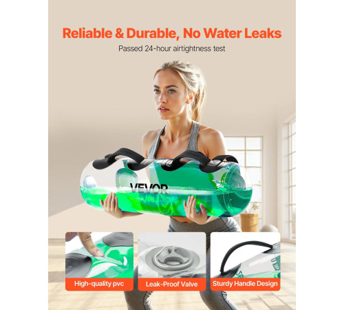 Тренувальна сумка VEVOR 31,75 кг, зелена