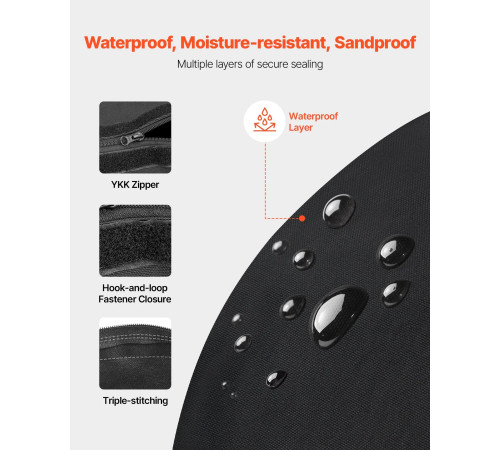 Тренувальна сумка VEVOR 45 кг, чорна