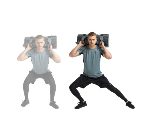 Тренувальна сумка з піском Fitness Crossfit inSPORTline Fitbag Camu 10 kg Тренувальна сумка з піском Fitness Crossfit inSPORTline Fitbag Camu 10 kg