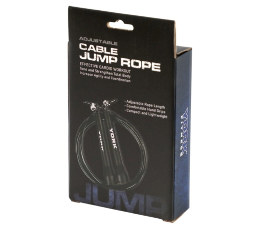 Скакалка York Fitness Cable з пластиковими ручками