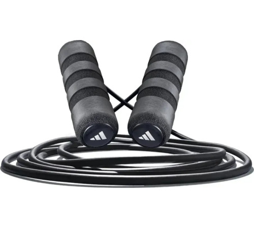 Скакалка Adidas Speed Rope чорний 300 см, чорна