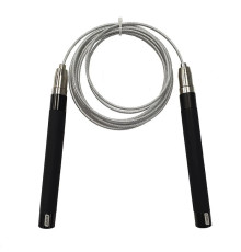 Скакалка EcoFit MDJR044 на підшипниках 300 см, чорна