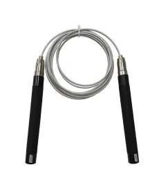 Скакалка EcoFit MDJR044 на підшипниках 300 см, чорна