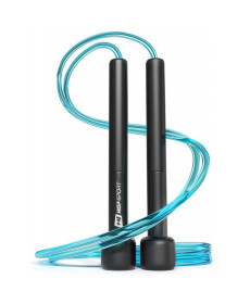 Скакалка Hop-Sport Crossfit NEW з пластиковими ручками HS-P025JR синя