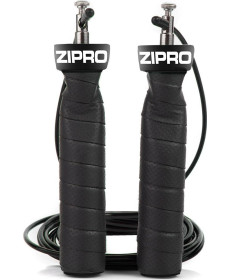 Скакалка Zipro спортивна 300см, чорна