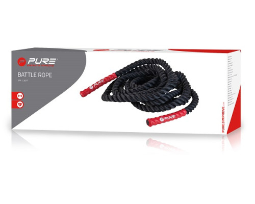 Скакалка тренувальна Pure2Improve BATTLE ROPE 9м