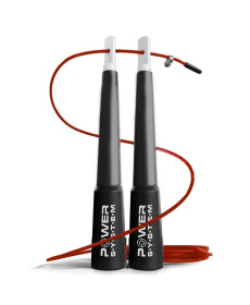 Скакалка швидкісна Power System PS-4033 2,8 м, червона