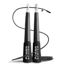 Скакалка швидкісна Power System PS-4033 2,8 м, чорна