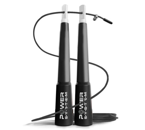 Скакалка швидкісна Power System PS-4033 2,8 м, чорна