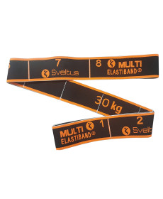 Эспандер для фитнеса универсальный Sveltus Multi Elastiband 30 кг Черный (SLTS-0123)
