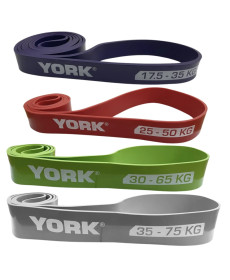 Набір резинок для фітнесу York Fitness 4 шт (5 - 40 кг)