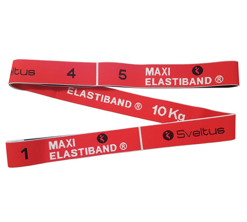 Эспандер для фитнеса Sveltus Maxi Elastiband 10 кг Красный (SLTS-0114) Эспандер для фитнеса Sveltus Maxi Elastiband 10 кг Красный (SLTS-0114)