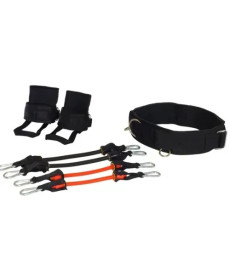 Еспандер-підсилювач стрибка Meta Elite Vertical Jumping System, чорно-червоний