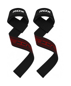 Лямки для тяги RDX Gel Pro, чорно-червоні