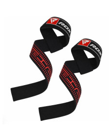 Лямки для тяги RDX Gel S4, чорно-червоні