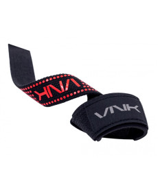 Лямки для тяги VNK Gel, чорно-червоні