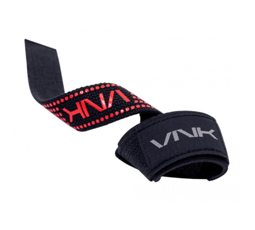 Лямки для тяги VNK Gel, чорно-червоні