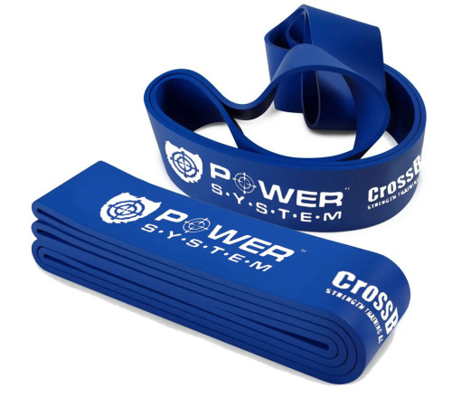 Еспандер-петля для фітнесу Power System PS-4054 CrossFit опір 22-50 кг, синій