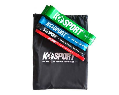 Стрічки для вправ K-SPORT Power Band KIT 4 GUM