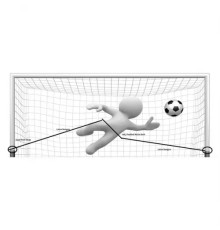 Еспандер для голкіперів Meta Football Goalkeeper Harness чорний Уні OFSM