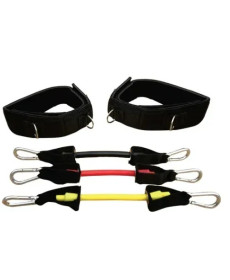 Еспандер латеральний універсальний Meta Stepper Ankle Resistance tube, різнокольоровий