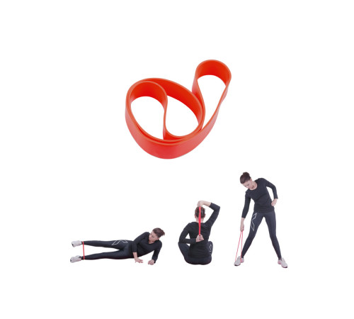Тренувальна стрічка inSPORTline Hangy Medium 27,5 см - червона Тренувальна стрічка inSPORTline Hangy Medium 27,5 см - червона