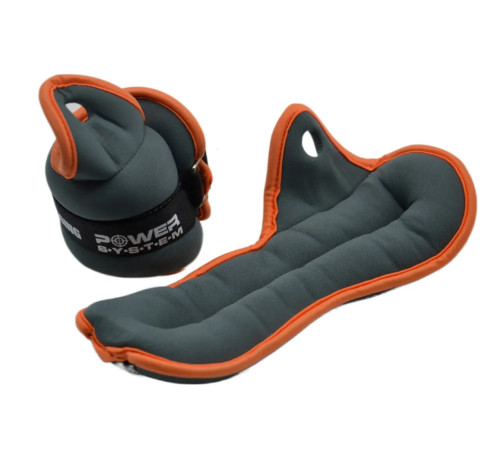 Обважнювачі для ніг та рук Power System PS-4070 2 х 1,5 кг, сірі