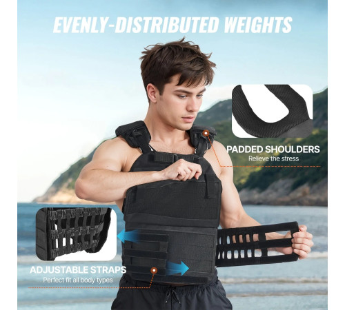 Обтяжувальний жилет VEVOR 18,14 кг