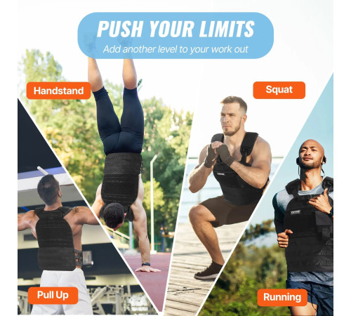 Обтяжувальний жилет VEVOR 18,14 кг